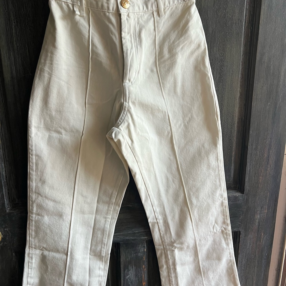 Big Bud Press Off-White High-Rise Chinos